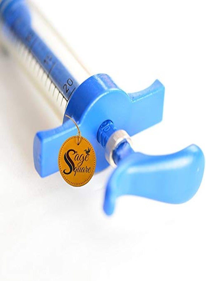 سايج سكوير محقنة يدوية مربعة قابلة للتعديل من سيج لإطعام الطيور والجراء والقطط والكلاب والقطط والهامستر. (100 مل) - Image 3